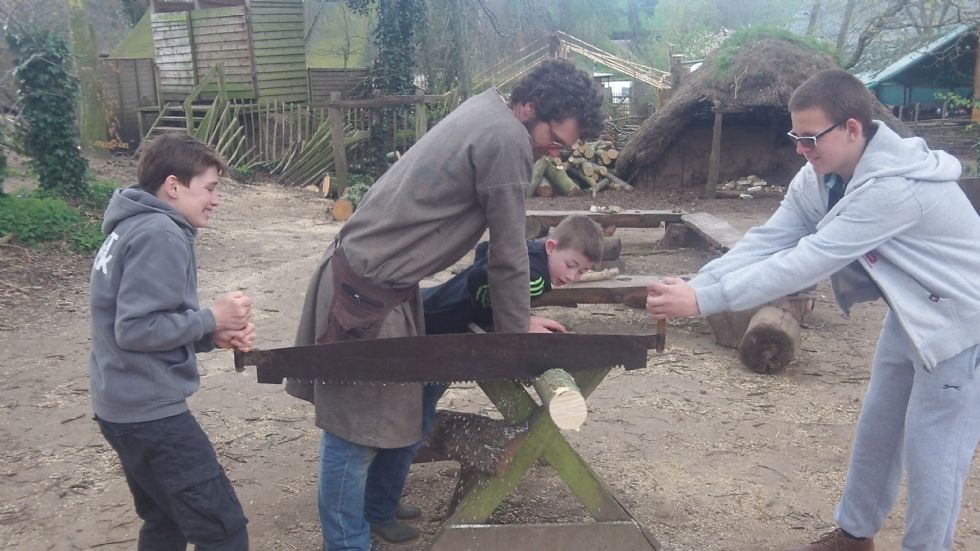 Combe Pafford School - Anglo Saxon Village