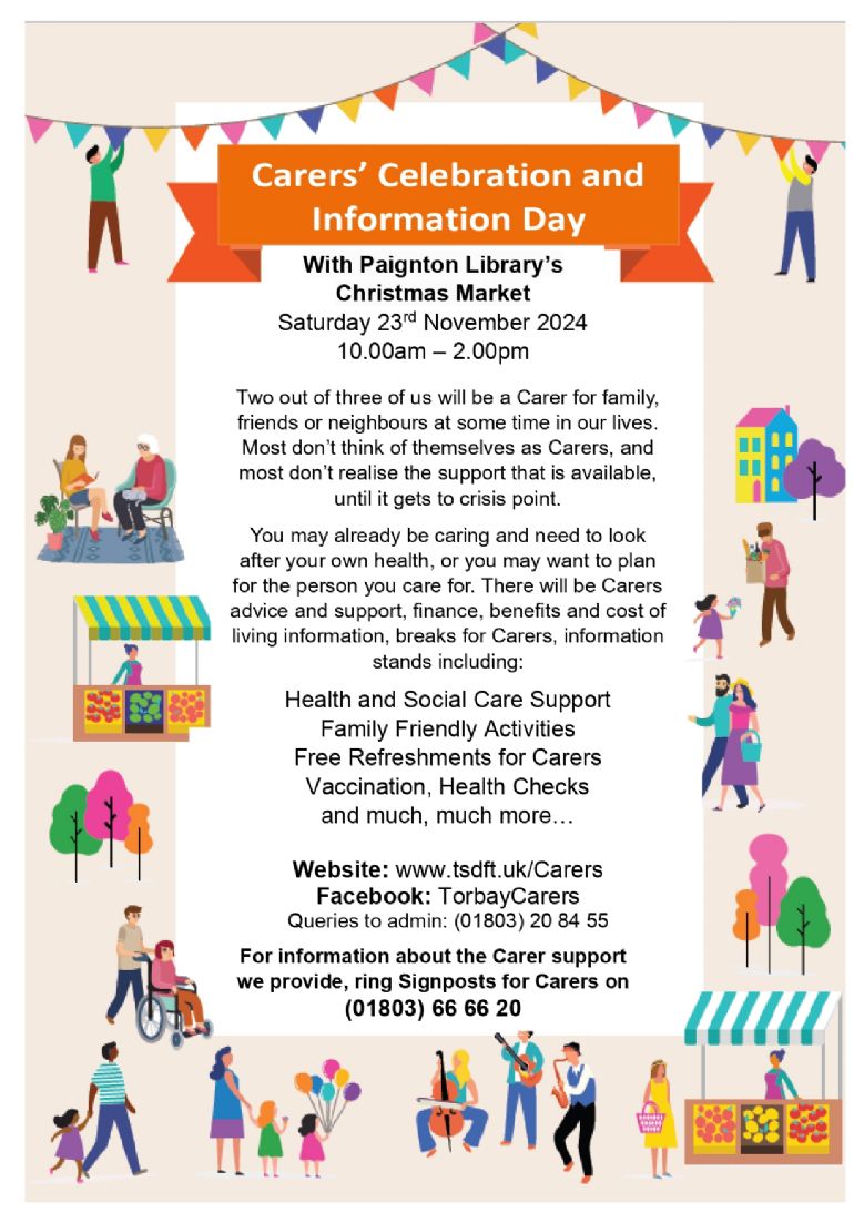 Paignton Library's Christmas Market: Carers’ Celebration and Information Day