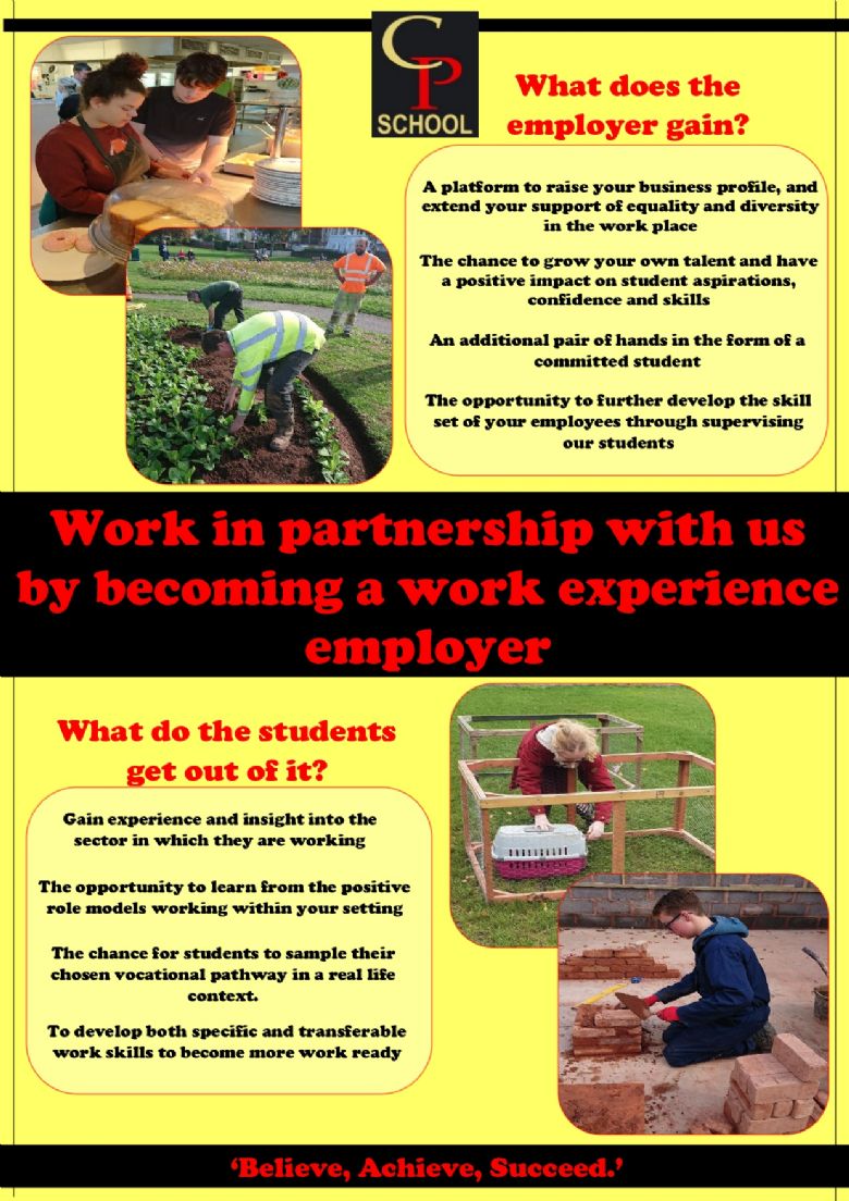 sixth form - employers - work placement leaflet page 02